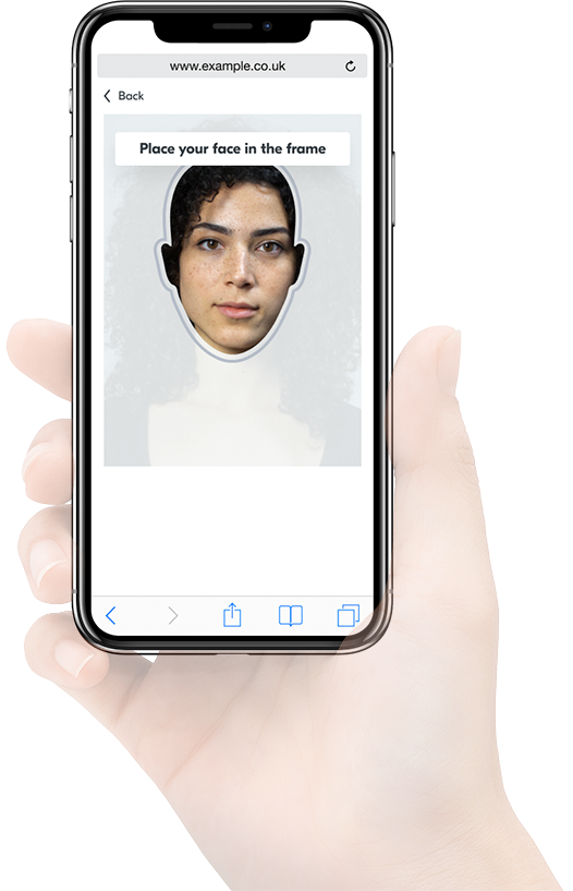 screenshot of Yoti Identity Verification